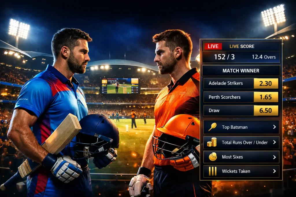 Adelaide Strikers vs Perth Scorchers: Live Score, Team News & Head-to-Head