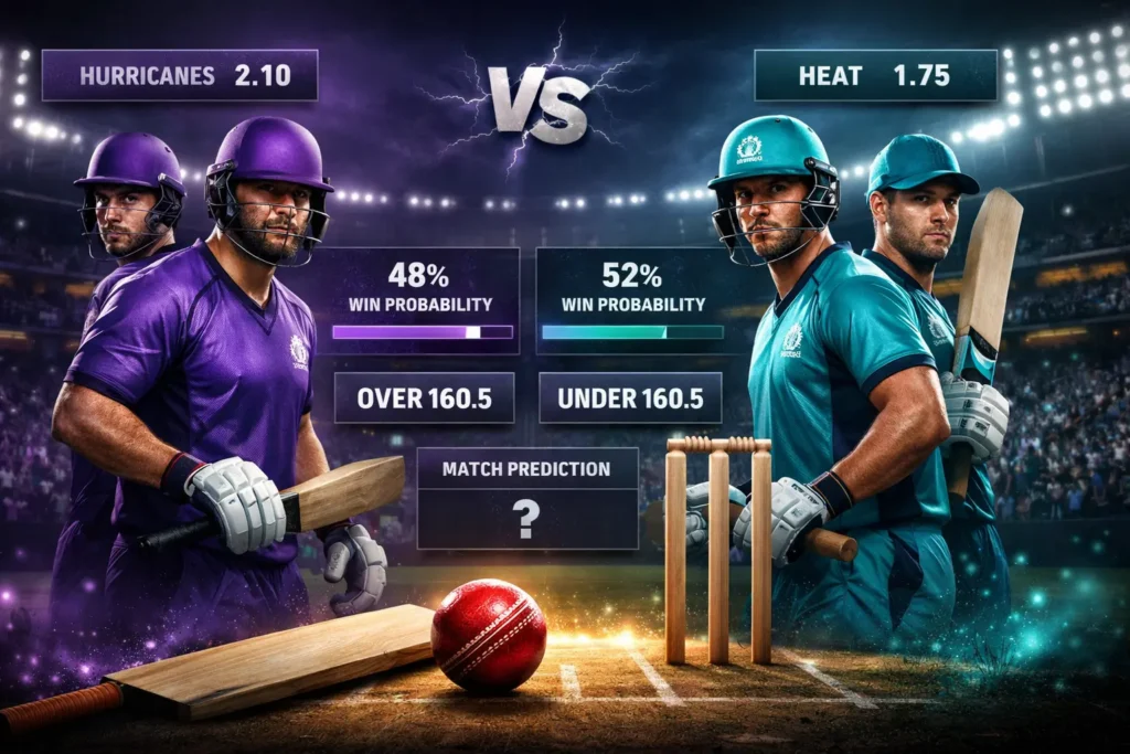 Hobart Hurricanes vs Brisbane Heat — Preview, Odds & Prediction